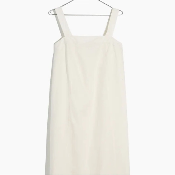 Madewell Size S LinenCotton Princess-Seamed Midi Dress Great Condition Worn Once - Picture 5 of 10